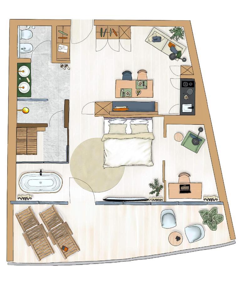 Olm Nature Escape - Eco Aparthotel Campo Tures Luaran gambar